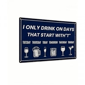 Carastora Funny Bar Metal Tin Sign – Vintage Wall Decor for Man Cave, Pub, Club, or Garage – Great Gift fo…