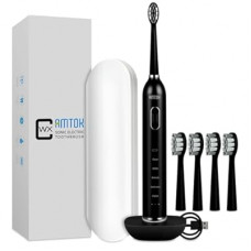 CWX Sonic Electric Toothbrush Wireless Fast Charging, 5 Cleaning Modes, 3 Intensity Settings, 60 Day…