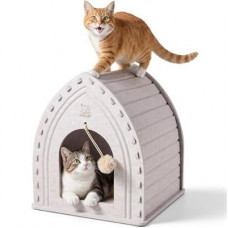 Apasiri Cat House for Indoor Cats: Cat House for Indoor Sturdy Scratch-Resistant, Compatible with Heating…