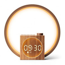 Dreamegg Sunrise Alarm Clock - Sound Machine for Sleep, 12 Ambient Colors &20-Level Dimmable Night…