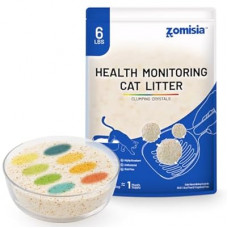 ZOMISIA Health Monitoring Cat Litter - Clumping Crystal Cat Litter with Color Changing, Silica Gel Litter Du…