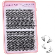 Lash Clusters Wispy 10-18mm 320pcs Volume Lash Extensions D Curvature Individual Lashes DIY Eye…