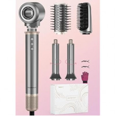 TRANXPHIT 5-in-1 High Speed Hair Dryer Brush – Ionic Hot Air Brush Styler Set for Fast Drying, Straighte…