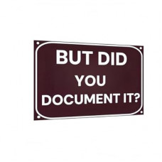 Carastora Desk Sign with Humor Quote – Vintage Metal Wall Sign for Office Decor, Home Workspace or B…