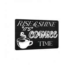 Carastora Vintage Coffee Wall Sign - Vintage Tin Sign for Coffee Station, Home Kitchen or Bar Area, Rustic F…