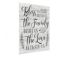 Carastora Vintage Metal Tin Sign - Thanksgiving Food and Family Decor, for Shelf or Counter, Farmhouse Sty…