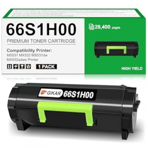 66S1H00 Remanufactured Toner Cartridge Compatible for Lexmark MS531 Toner,for Lexmark MX532…