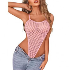Avidlove Sexy Lingerie for Women Fishnet Bodysuit One Piece Teddy Lingerie Fish net Babydoll Nightwear