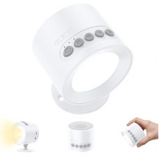 Wall Mounted Light White Noise Sound Machine for Noise Canceling- 30 Soothing Sounds, Motion Sensor…