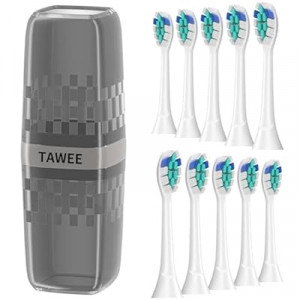 TAWEE Electric Toothbrush Replacement Heads Compatible with Philips Sonicare Click-On…