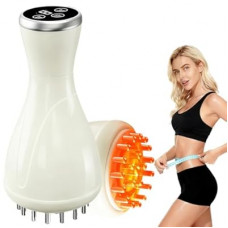 Lymphatic Massager, Anti Cellulite Massage Tool, Lymphatic Drainage Tool, with Soothing Pulse, Light, He…