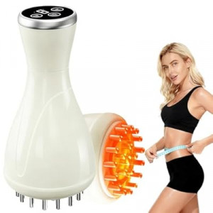 Lymphatic Massager, Anti Cellulite Massage Tool, Lymphatic Drainage Tool, with Soothing Pulse, Light, He…