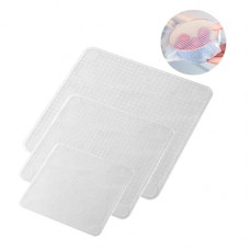 Silicone Bowl Lids with 3 Different Size, Reusable Suction Seal Covers for Food Storage in Fridge, Splatter Gu…