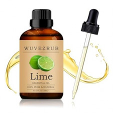 Wuvezrub Lime Essential Oil 120ML - 100% Pure and Natural Oils for Aromatherapy Diffuser - 4 Fl Oz/Lime