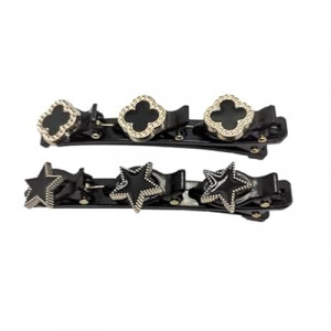 women's double-layer multifunctional hairpin. A hair accessory for girls' hair styling, a cla…