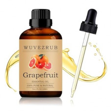 Wuvezrub Grapefruit Essential Oil 120ML - 100% Pure and Natural Oils for Aromatherapy Diffuser - 4 Fl Oz…
