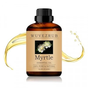 Wuvezrub Myrtle Essential Oil 240ML - 100% Pure and Natural Oils for Aromatherapy Diffuser - 8 Fl Oz/My…