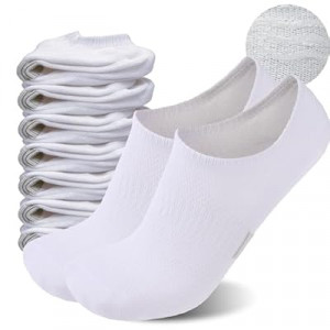 Sunew 8 Pairs No Show Socks Womens and Men Low Cut Ankle Short Anti-Slid Athletic Running Ca…