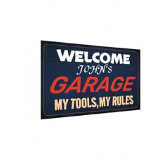 Carastora Garage Sign – Vintage Metal Wall Decor, a Gift for Dad, Husband, or Grandpa – Vintage Too…