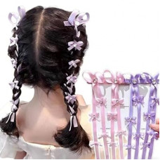 Hair clip and decorative headband Purple