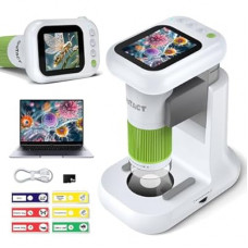 Microscope for Kids, 1000X 2 in 1 Desktop & Handheld Digital Microscope, 1080P 2.4' HD Portabl…