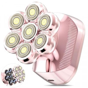 HEBECA 7D Electric Shaver for Women – Upgraded Electric Razor for Women with Rotary Floating Magn…