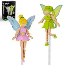 SHAREHB Flower Fairy Building Kit,2Pack Figure Bouquet Building Kit, for Home Decor, Christmas, and Bir…