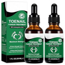 2Pack Toenail Treatment with 25% Undecylenic Acid, Nail Renewal, Promotes Nail Health,Enrich jojoba…