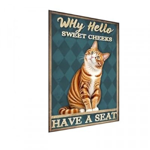 Carastora Retro Tin Sign for Beach Lovers – Rustic Arrow Metal Plaque for Coastal Decor, Bar, Porch, or Fen…