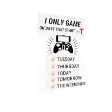 Carastora Funny Game Room Metal Sign - Vintage Wall Decor for the Man Den, Garage, Bar, or Game Room, H…