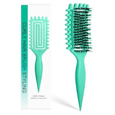 Inpoipsor Curly Hair Brush, Curl Defining Brush for Women and Men, Effortless Detangling and Shaping f…