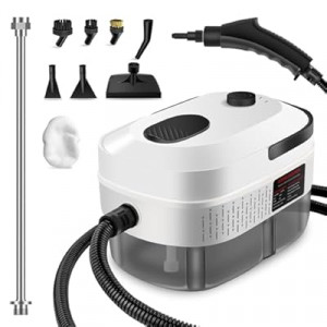 Zerpyor Handheld Steam Cleaner, 2500W Powerful 15sec Heat-up Multipurpose Steamer, 3-Level Tem…