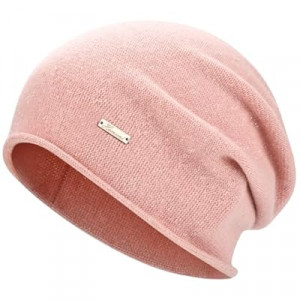 HAMUNI 100% Wool Slouchy Beanie, Warm Beanie Hats for Women Breathable Knitting Skull Beanies C…