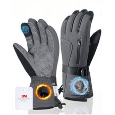 GXCROR Winter Gloves for Men & Women, Waterproof Touchscreen Ski Gloves with 3M Thinsulate -22°F W…