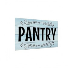 Carastora Vintage Pantry Wall Sign – Metal Tin Kitchen and Home Décor, Farmhouse Rustic Style for Bar, Caf…
