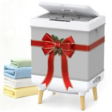 Tinetton 2025 Large Towel Warmer with 35L Capacity, Foldable Towel Warmer Bucket for Bathroom Fit O…