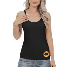 JOYSHAPER Thermal Tank Top for Women V Neck Sleeveless Vest for Winter Underwear Tops