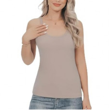 JOYSHAPER Thermal Tank Top for Women V Neck Sleeveless Vest for Winter Underwear Tops