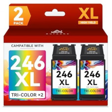 AURASKY 246XL Compatible for Canon CL-246XL 246 XL CL246XL Color Ink Cartridge for Canon PIXM…