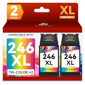 AURASKY 246XL Compatible for Canon CL-246XL 246 XL CL246XL Color Ink Cartridge for Canon PIXM…