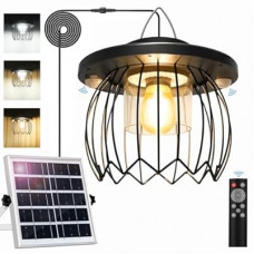 Teilybao Solar Pendant Lights for Outdoor and Indoor,Solar Powered Shed Light, Motion Sensor, Remote…