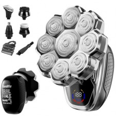 Electric Razor for Men,Head Shavers for Bald Men,Electric Shavers for Men with Wet & Dry Bald Head Shaver 9…