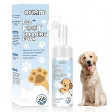 Opdent Paw Cleaner for Dogs & Cats - No-Rinse Foaming Pet Foot Washer - paw cleaner for dogs Built-in Scru…
