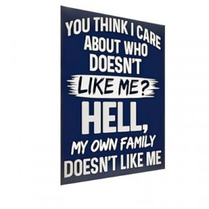 Carastora Humorous Metal Wall Sign Sarcastic Vintage Tin Sign for Office, Home, Bar, Garage - Funny Wall De…