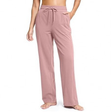 Soothfeel Women's Cotton Sweatpants Lounge Sweat Pants High Waisted Open Bottom Casual Yoga…