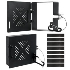 Quibbay 2 Pack Aluminum RV Bumper End Cap, Fits Standard 4-Inch Square Camper Bumpers, Sew…