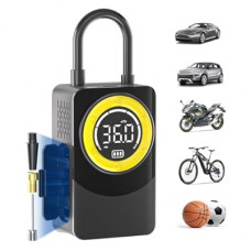 CARSUN Tire Inflator Portable Air Compressor, 150PSI Air Pump For Car Tires with Digital Pressure Gauge, L…