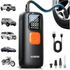 Tire Inflator Portable Air Compressor, 22 Cylinder & 6X Faster Inflation, 160 PSI Tire Pump with Digital Pressure…