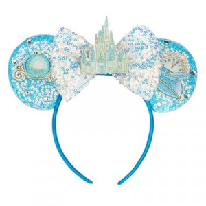 BTXJLLY Hairband for Women Glitter Sequin Mouse Ears Headband Costume Accessory for Adults & All…