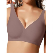 COCOMARTS Jelly Bras for Women No Underwire Seamless Push Up Comfortable Tshirt Everyday Deep…